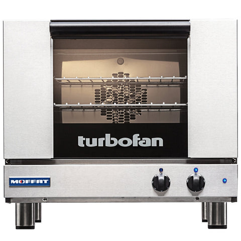 Moffat E22M3 Turbofan Half Size Manual Electric Convection Oven, 3-Pan Capacity