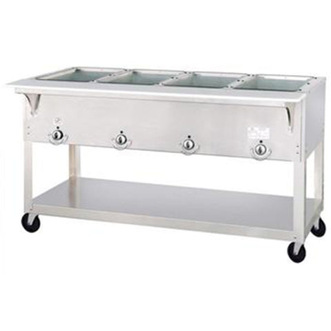 Duke Manufacturing E304SW-240 Aerohot Electric Sealed-Well Steam Table with 4 Wells