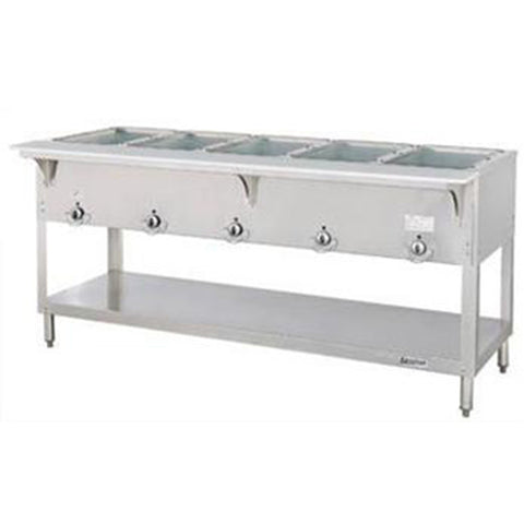 Duke Manufacturing E305SW_120/60/1 Aerohot Electric Sealed-Well Steam Table Hot Food Station, 5 Wells, 120V