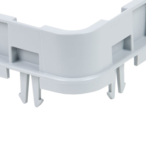 Cambro E3151 Full-Size Open Camrack Glass Rack Extender, Soft Gray
