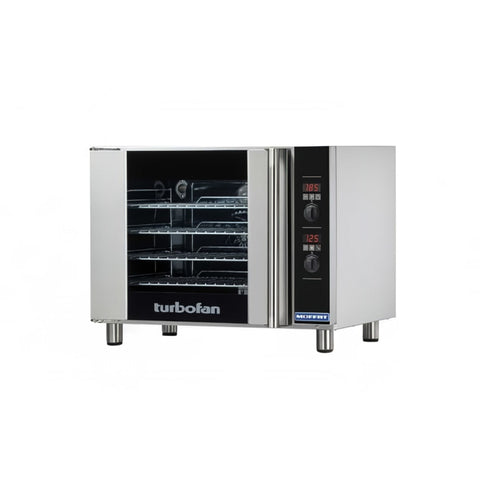 Moffat E31D4 Turbofan Countertop Electric Convection Oven, Digital Controls, 4 Half-Size Pan Capacity
