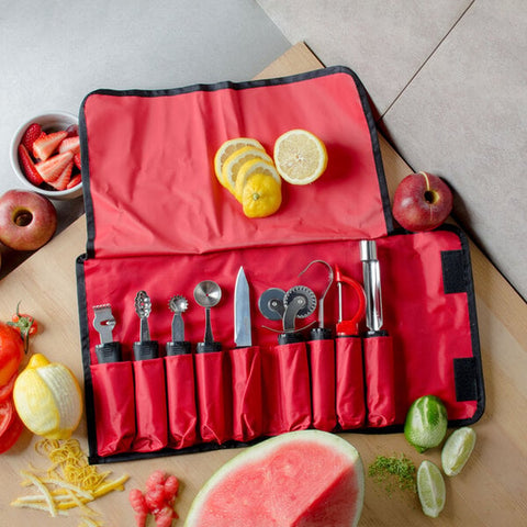 TableCraft E5600-9 FirmGrip 9-Piece Garnishing Kit