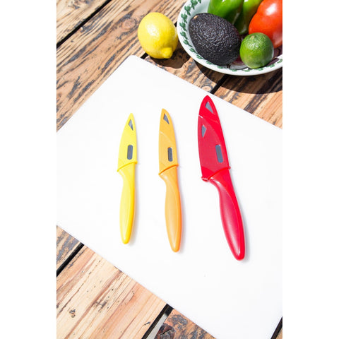 Zyliss E920050U 3-Piece Paring Knife Set with Protective Sheaths
