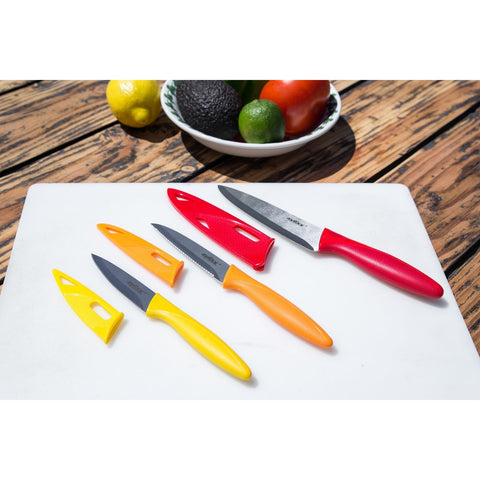 Zyliss E920050U 3-Piece Paring Knife Set with Protective Sheaths