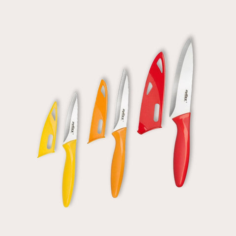 Zyliss E920050U 3-Piece Paring Knife Set with Protective Sheaths