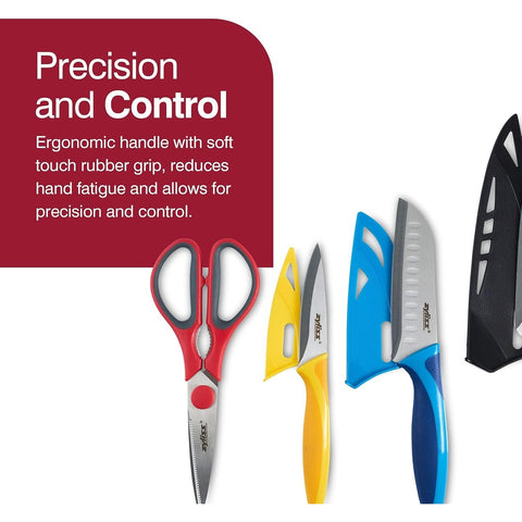 Zyliss E920189U 4-Piece Value Starter Knife and Scissor Set with Blade Guards