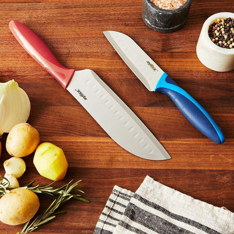 Zyliss E920190U 2-Piece Santoku Knife Set with Blade Guards