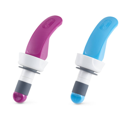 Zyliss E990042U Easy Seal Bottle Stopper CDU - Assorted Colors (Blue, Orange, Purple)