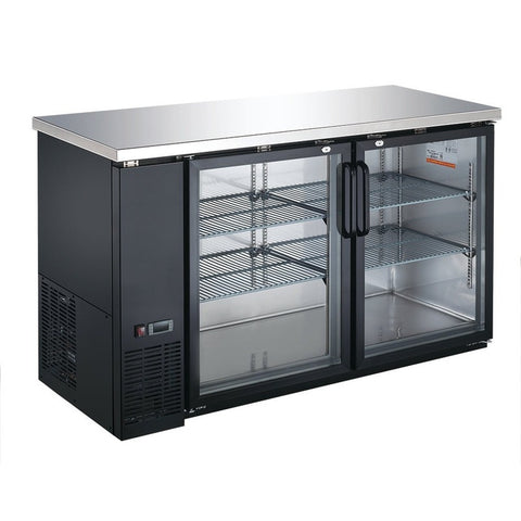 Enhanced Refrigeration EBB-24-72F-HC Enhanced 72" Back Bar Cooler, 3 Solid Doors