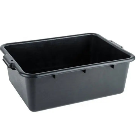 Cresco Resco EBT-2015-7BL Black Bus Tub, 20" x 15" x 7"