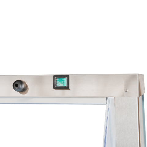 Enhanced Refrigeration EDC-46-HC 46" Dipping Cabinet with Sneeze Guard, White