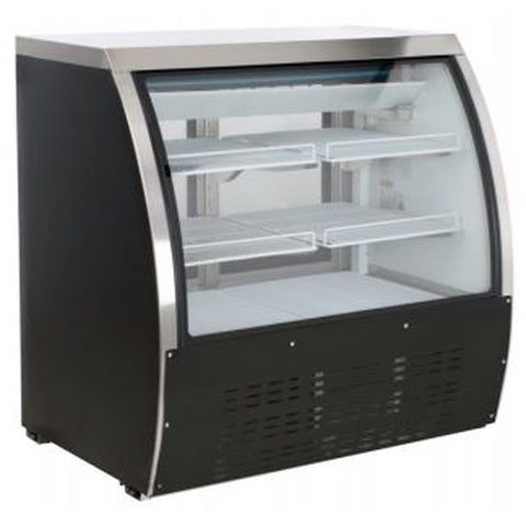 Enhanced Refrigeration EDC-48-HC Enhanced 48" Curved Glass Refrigerated Deli Case