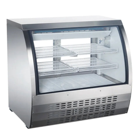 Enhanced Refrigeration EDC-48-HC Enhanced 48" Curved Glass Refrigerated Deli Case