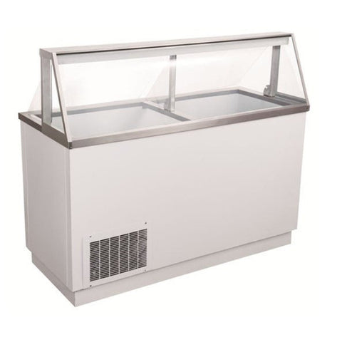 Enhanced Refrigeration EDC-88-HC-W 88" White Exterior Dipping Cabinet