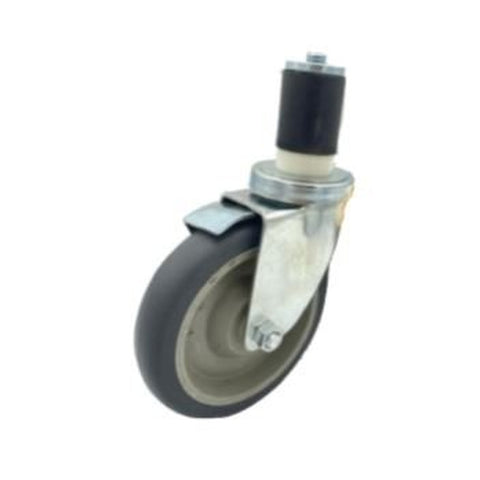 Enhanced Parts & Accessories EEX175Z-513-P2-1-1 5" Expanding Stem Casters with Brakes, Set of 4