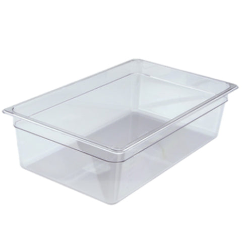 Cresco Resco EFP16C Full Size 6" Deep Clear Polycarbonate Food Insert Pan