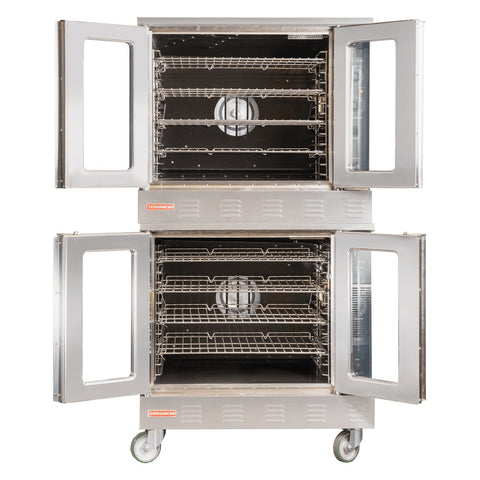 Enhanced Gas Equipment EGCO-613 Full-Size Single Gas Convection Oven, 54,000 BTU, 120V
