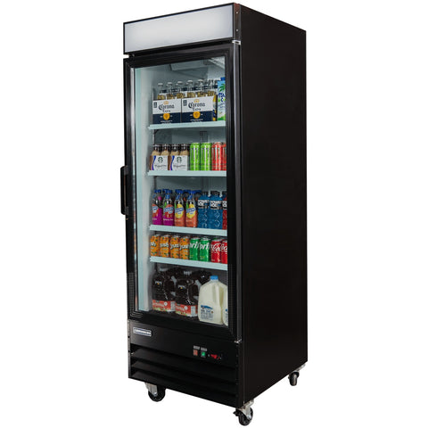 Enhanced Refrigeration EGDM-23R-HC Single Glass Door 23 Cu. Ft. Merchandiser Refrigerator