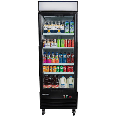Enhanced Refrigeration EGDM-23R-HC Single Glass Door 23 Cu. Ft. Merchandiser Refrigerator