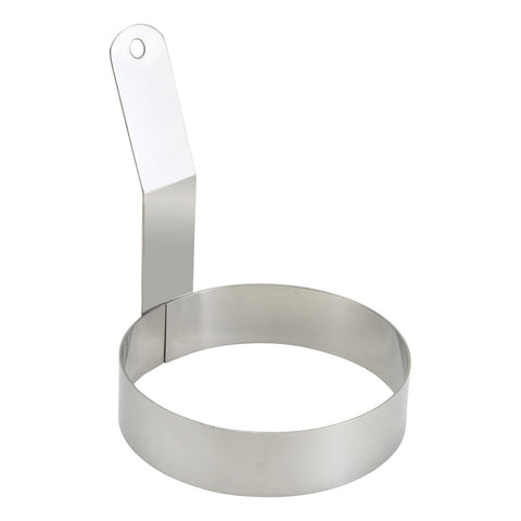 Winco EGR-4 Round Stainless Steel Egg Ring, 4"
