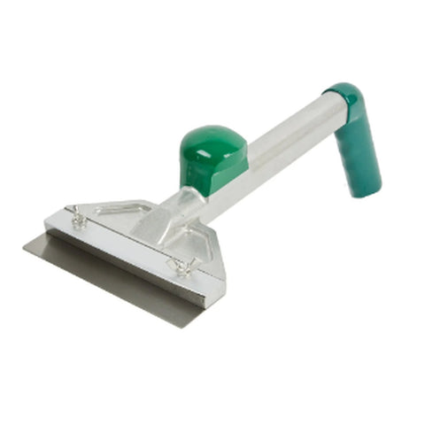 Cresco Resco Smallwares EGS-HD Heavy Duty Grill Scraper with Green Coated Handle