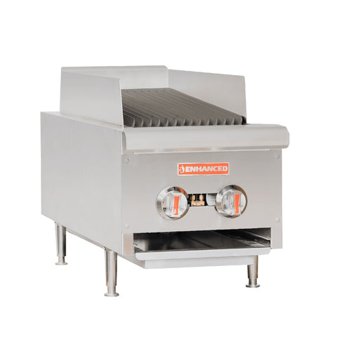 Enhanced Gas Equipment EHDCB-14 14" Radiant Gas Charbroiler, 40,000 BTU