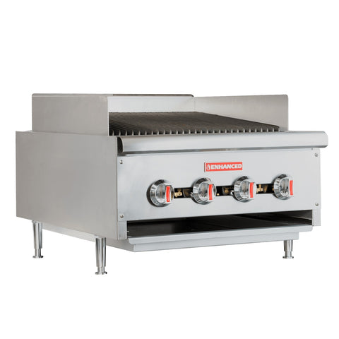 Enhanced Gas Equipment EHDCB-24 24" Radiant Charbroiler, 80,000 BTU