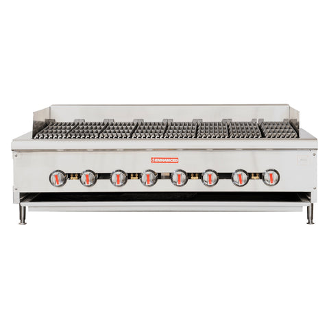 Enhanced Gas Equipment EHDCB-48 Enhanced 48" Radiant Charbroiler, 160,000 BTU