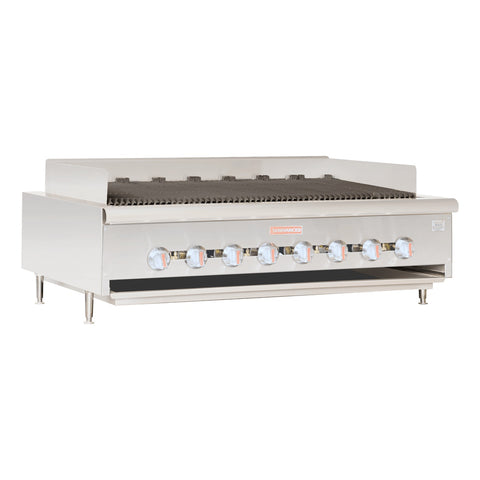 Enhanced Gas Equipment EHDCB-60 60" Radiant Gas Charbroiler, 200,000 BTU