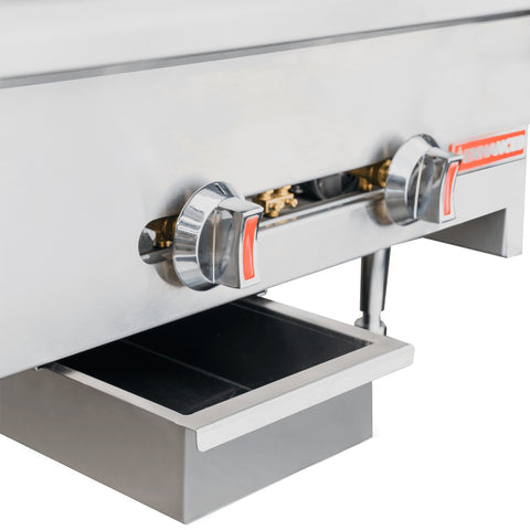 Enhanced Gas Equipment EHDG-24 | 24" Manual Gas Griddle, 60,000 BTU