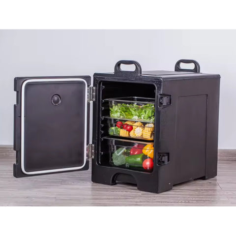 Cresco Resco EIFT-300BLK Insulated Food Pan Carrier - Black, Full Size, 5-Pan Capacity