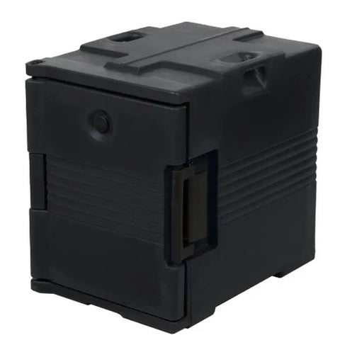 Cresco Resco EIFT-400BLK Insulated Food Carrier, Full Size, Single, Black