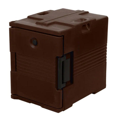 Cresco Resco EIFT-400BR Full Size Insulated Front-Loading Food Carrier, Brown