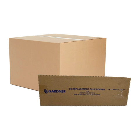 Gardner EL-57 Replacement Insect Light Glue Boards - 5" x 17\" Pack of 24