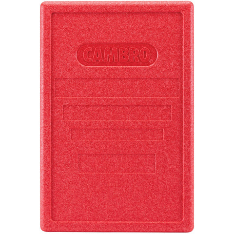 Cambro EPP180LID365 Cam GoBox Full Size Top Loader Replacement Red Lid