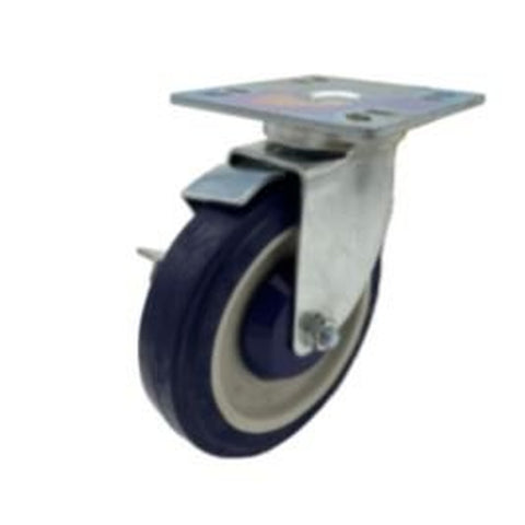 Enhanced Parts & Accessories EPSWZ-515-P2-1 5" Casters with Brakes and Plates, Set of 4