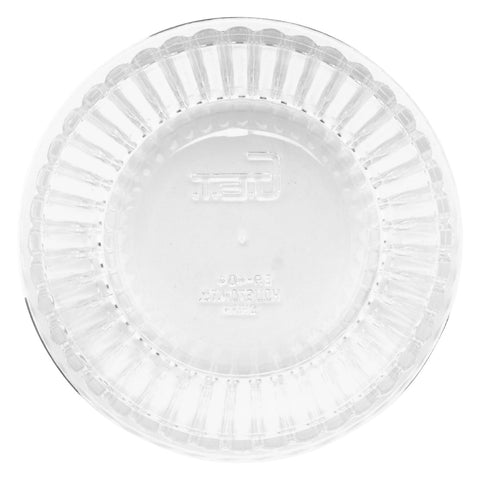 GET Enterprises ER-404-CL 4 oz. Clear Fluted SAN Ramekin, 3.75" dia. x 1.5" Deep
