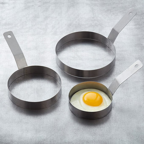 American Metalcraft ER587 Stainless Steel 6" Egg Ring with Handle