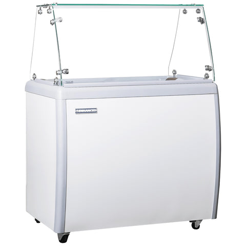 Enhanced Freezers ERI-360DC Enhanced 49.6" Ice Cream Dipping Cabinet with Tub Holders