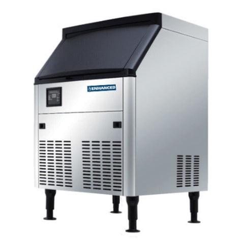 Enhanced Ice Machines ESK-169S Undercounter Ice Machine, 160 lbs/24hr, 80 lb Bin, Half Dice, 115V