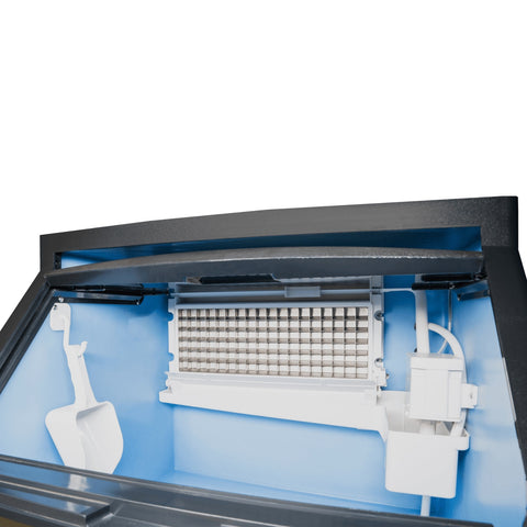 Enhanced Ice Machines ESK-219S Undercounter Ice Machine, 210 lbs/Day, 80 lb Bin, 1/2 Dice, 115V