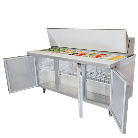 Enhanced Refrigeration ESP-72-HC Enhanced 72" Refrigerated Sandwich/Salad Prep Table