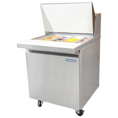 Enhanced Refrigeration ESPM-27-12-HC Enhanced 27" Mega Top Refrigerated Sandwich/Salad Prep Table
