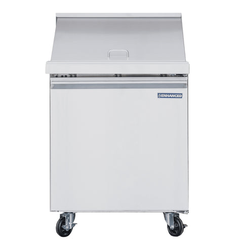 Enhanced Refrigeration ESPM-27-12-HC Enhanced 27" Mega Top Refrigerated Sandwich/Salad Prep Table