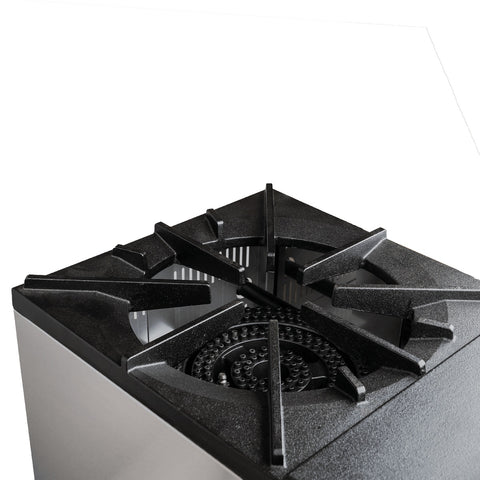 Enhanced New Gas Equipment ESPS-1-E Single Burner Natural Gas Stock Pot Range, 110,000 BTU