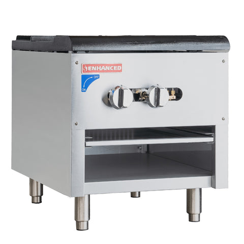Enhanced Gas Equipment ESPS-1 Enhanced Single Burner Natural Gas Stock Pot Range 110,000 BTU