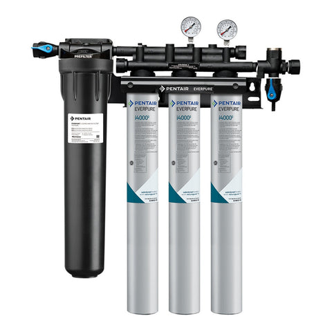 Everpure EV932523 Insurice Triple PF-i4000² Water Filtration System with Pre-Filter