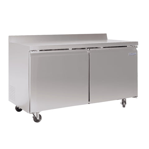 Enhanced Refrigeration EWT-60R-HC Enhanced 60" Two-Door Worktop Refrigerator