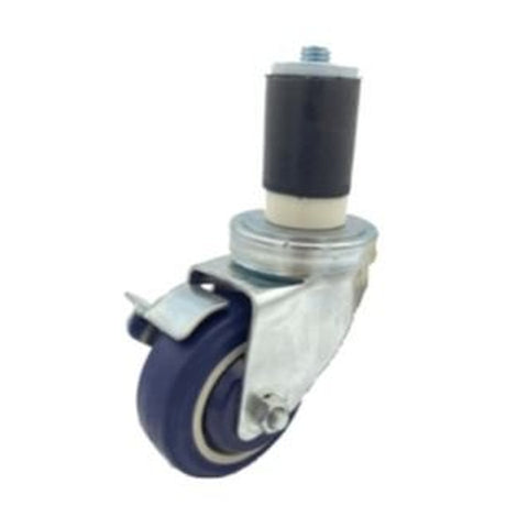 Enhanced Parts & Accessories EX175Z-313-P2-1-1 3" Expanding Stem Casters with Brakes, Set of 4