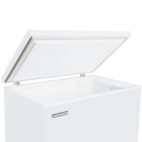Enhanced Freezers EXF-252 Enhanced 38" Solid Door Chest Freezer, 8.1 Cu. Ft., White